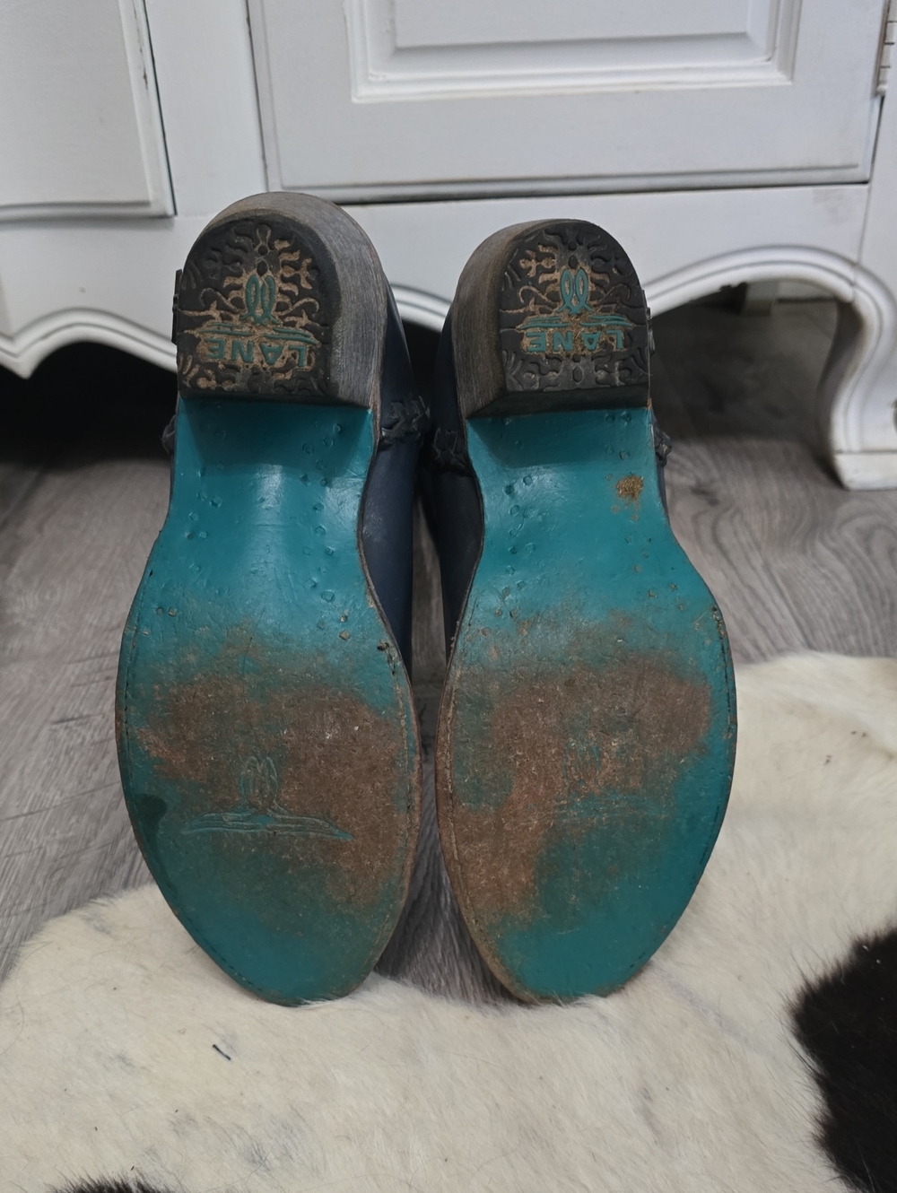 Lane Plain Jane Navy Boots - Picture 7 of 9